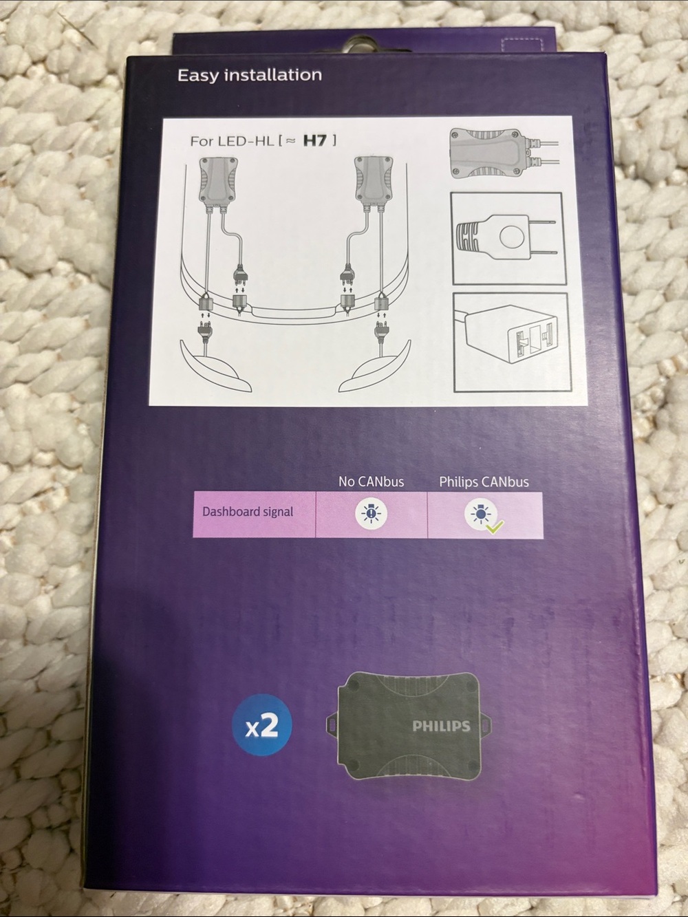 Philips LED Adapter CANbus - H7. Unopened/New - Picture 2 of 2